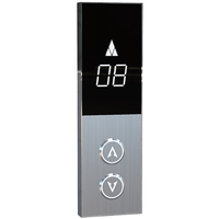 Panneau d'ascenseur moderne en or COP LOP HOP Panneau de bouton d'appel Panneau d'ascenseur avec écran LCD pour pièces de rechange d'ascenseur