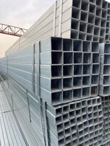 Tuyaux carrés en acier Guomai, soudés ERW, qualité Q195-Q345, laminés à chaud, en fer noir, certifiés GS JIS BIS, <span class=keywords><strong>EMT</strong></span>, directement de l'usine - Product Image 4