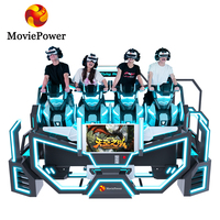 Venta Especial: Simulador de Cine VR de 4 Asientos y 9D, Equipo de Entretenimiento de Realidad Virtual para Centros Comerciales y Parques de Diversiones