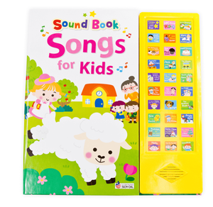 Libro Interactivo de Sonidos <span class=keywords><strong>para</strong></span> Niños con 30 Botones, Libro de Aprendizaje Temprano con Audio, <span class=keywords><strong>Canciones</strong></span> y Música <span class=keywords><strong>para</strong></span> Niños Preescolares, Impresión OEM - Product Image 1