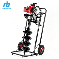 Perforadora de Tierra a Gas RB |   52CC 63CC |   Perforadora de postes |   Brocas de 4"-12" |   Cercado para Plantación de Árboles |   Precio Directo de Fábrica CE