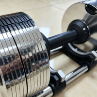 Ensemble d'haltères réglables professionnels de 40 kg, 3 kg-40 kg, haltères en fonte de haute qualité électro-plaqués pour la salle de sport à domicile