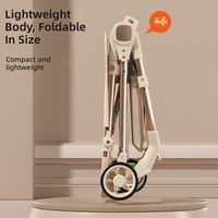Poussette pliable de voyage compacte et légère pour bébé
