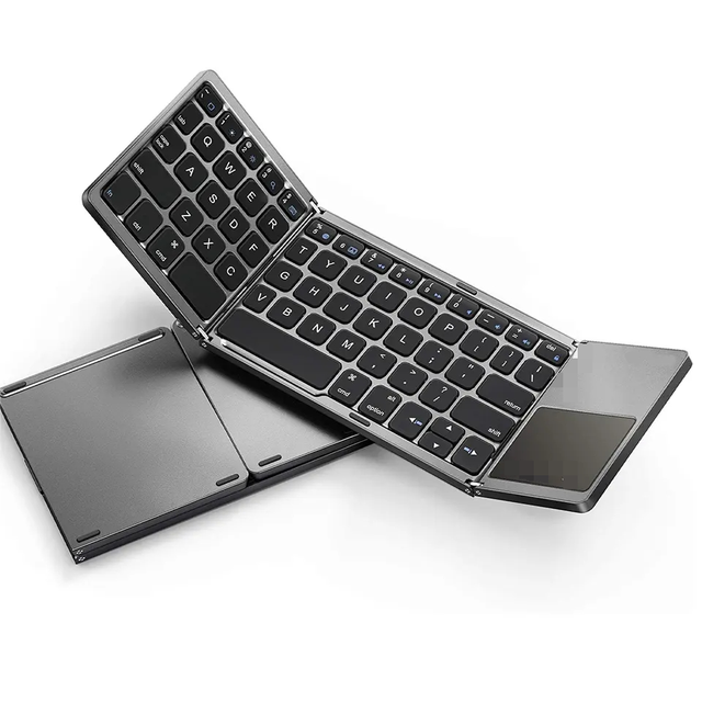 2024 New Arrival B033 Mini Office Portable Foldable Keyboard Wireless for Mobile Phone and Tablet Waterproof