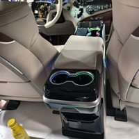 Boîte d'accoudoir de voiture pour Toyota Sienna XL30 2011-2020, charge sans fil USB Type-C 65W, rangement, intérieur MPV
