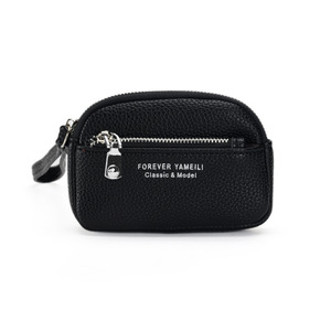2025 nuova borsa da polso a portafoglio zero con logo personalizzato borsa per carte multifunzionale piccolo portafoglio con portachiavi per le donne - Product Image 5