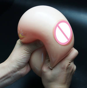 Nuevo diseño lleno de agua Bola de estrés de pecho novedad juguete de broma herramienta de masturbación 12CM suave TPR <span class=keywords><strong>Squeeze</strong></span> Squishy bolas de pecho - Product Image 5