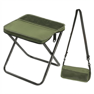 Factory Portable <b>Folding</b> <b>Stool</b> for Adults Pocket Chairs Seat Foldable Backpack <b>Stool</b> with Shoulder Strap - Product Image 1