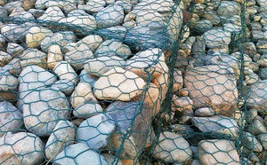 Cage en <span class=keywords><strong>gabion</strong></span> galvanisé en gros d'usine, cage en treillis métallique hexagonal pour la protection des berges de rivière et les murs de soutènement en pente - Product Image 6