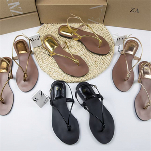 Nuovi Sandali Bassi da Donna <span class=keywords><strong>2026</strong></span>, Scarpe Estive da Spiaggia, Sandali Romani Classici con Cinturino Posteriore, Infradito alla Moda da Donna - Product Image 5