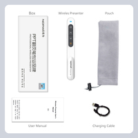 Puntero láser verde inalámbrico con USB, puntero para presentaciones de PowerPoint, presentador de PowerPoint