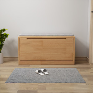 <b>Shoe</b> Cabinet Solid Wood Multi Layer <b>Storage</b> Entryway Rack Natural Color Home Use - Product Image 2
