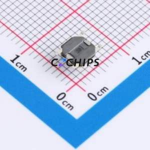 TS011-TBW1FH3.0 Tactile Switch SMD-4P,5.1x5.1mm Switch Single Pole Single Throw Round Button 2.5N Vertical Mount - Product Image 2