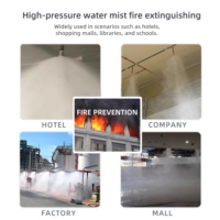 Buses de pulvérisation d'eau pour la lutte contre l'incendie en acier inoxydable 304, buses de pulvérisation d'eau à haute pression de type ouvert, buses atomisantes pour la lutte contre l'incendie
