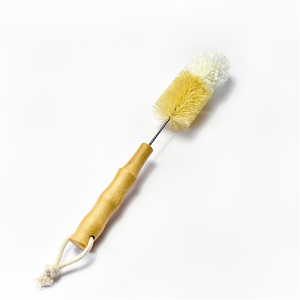 Brosse longue en acier inoxydable <span class=keywords><strong>pour</strong></span> <span class=keywords><strong>nettoyer</strong></span> les bouteilles Brosse <span class=keywords><strong>pour</strong></span> <span class=keywords><strong>radiateur</strong></span> Brosse de nettoyage de cuisine en coton et sisal - Product Image 4