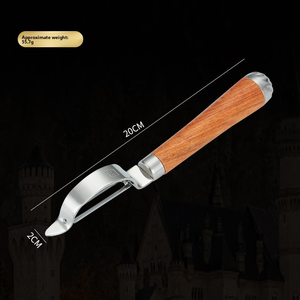 Pelador de <span class=keywords><strong>Verduras</strong></span> y Frutas de Acero Inoxidable 304 para Cocina, con Operación Manual, <span class=keywords><strong>Cuchillo</strong></span> Pelador de Frutas de Plástico PP - Product Image 4