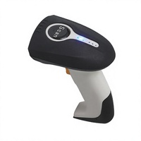 Lecteur de codes-barres 2D sans fil CMOS avec interface USB, produits en stock, lecteur de codes efficace, noir/orange, garantie 1 an