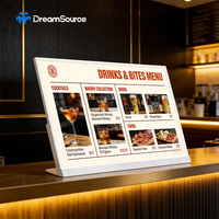 Pantalla LCD con Iluminación de Borde para Menús, Señalización Digital Comercial Android, Publicidad para Menús de Restaurantes