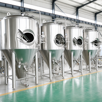 Cuve de Fermentation Industrielle Tonsen 100HL pour Bière, Unitank en Acier Inoxydable de 10000L avec Système de Refroidissement pour Microbrasserie
