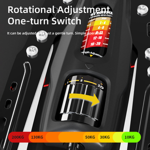 調整可能な22-440lbsアームエクササイズ油圧パワーツイスターアームと胸エクササイズアームワークアウトエクササイズマシン - Product Image 5