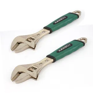 Multi Tool Chrome Plated Custom Customized Adjustable Spanner Wrench Fitting With Rubber Handle Hardware Tools