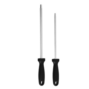 Stainless Steel Sharpening Stick High Carbon Steel Manual <b>Knife</b> <b>Sharpener</b> For Kitchen Use With Comfort Grip Handle - Product Image 3