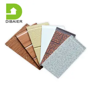 Diseño color impermeable tablero de pared aislado revestimiento de pared exterior para casa prefabricada