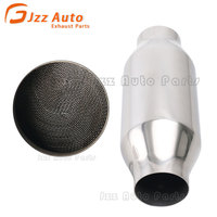 Auto Engine Systems Parts Stainless Steel Shell Euro 3 Standard Gas Clean High Flow Exhaust Universal Catalytic Converter