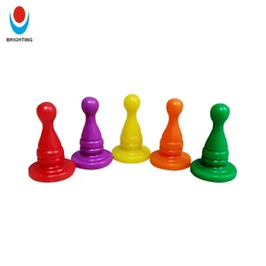 Jeu de Ludo 16x25mm, accessoires, pièces d'échecs amusantes pour la famille, jouets de table, jeu Ludo, Mini jeton, jeu de société en plastique, Pawn