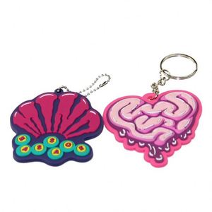 No Minimum Wholesale Free Design Custom Letters Shape Pvc Keychains - Product Image 6