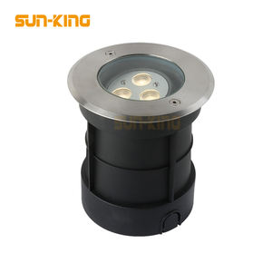 Lámpara subterránea ajustable para exteriores, luz redonda <span class=keywords><strong>de</strong></span> 3W, 9W, 18W y 24W, impermeable, IP67, RGB, color azul - Product Image 6