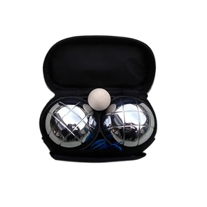 EZ vente en gros personnalisé 2 pièces en métal <span class=keywords><strong>boules</strong></span> de pétanque pétanque jeu de <span class=keywords><strong>boules</strong></span> avec sac de transport pour les sports de plein air jouer - Product Image 2