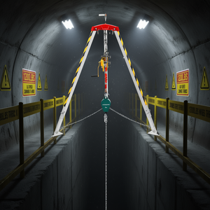 Kit trépied pour espaces confinés 7 pieds 1200 lb en aluminium – Équipement de protection contre les chutes et de sauvetage - Product Image 2