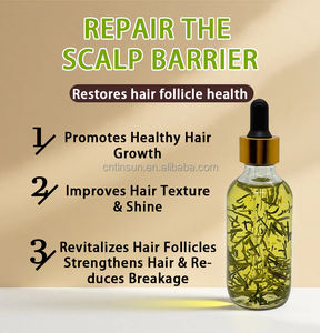 Lemon Mint Rosmarin Pflanzen extrakt Ätherisches Öl Haarpflege Kopfhaut Natürliche Kräuter Anti Loss Haar Ätherisches Öl für Männer und Frauen - Product Image 4