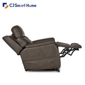 Chaise inclinable en cuir confortable et relaxante moderne <span class=keywords><strong>pour</strong></span> salon avec capacités d'inclinaison électrique et d'appui-tête - Product Image 4
