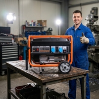 Permanentmagnet 3KW 5KW 8KW 10KW 12KW 15KW 18KW 20KW 8VA 10KVA 12KVA 15KVA 18KVA 20KVA Gas-Benzin-Generator für Heim- und Campingnutzung