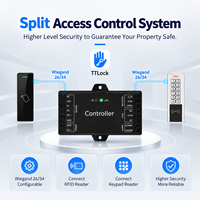 Système de serrure intelligente extérieure TTlock avec bouton à clé physique en métal, contrôle d'accès IP67 pour hôtel/AirBnB