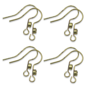 Ganchos de cobre para pendientes con forma de gota, 19 mm de longitud, para la fabricación de pendientes, accesorios de joyería - Product Image 4