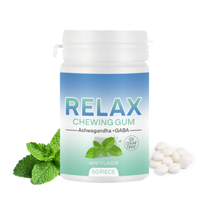 Chewing-gum sans sucre à marque privée OEM/ODM avec Ashwagandha, GABA et L-Théanine pour la relaxation au travail et en étude, et un regain d'énergie - Product Image 2