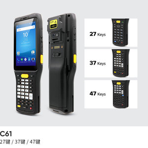Chainway C61 kolektor Data genggam seluler <span class=keywords><strong>Android</strong></span> logistik industri <span class=keywords><strong>PDA</strong></span> menampilkan 1D/2D pemindai Barcode RFID kasar WiFi - Product Image 2