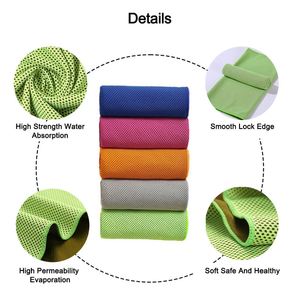 Serviette de sport rafraîchissante en microfibre avec logo personnalisé - Product Image 2