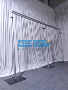 ESI Tubo de aluminio industrial romántico y cortina Color personalizado Estilo simple Pantalla hexagonal para bodas Eventos al por mayor - Product Image 3