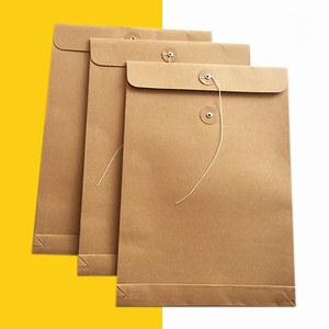 Imprimé personnalisé écologique recyclable A4 <span class=keywords><strong>A5</strong></span> sacs de transport de documents divers format enveloppe <span class=keywords><strong>pochette</strong></span> en papier - Product Image 2