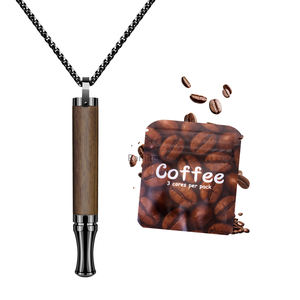 Collier inhalateur d'huile essentielle personnalisé avec logo, saveur de fruits naturels, aromathérapie, soulagement de l'anxiété, respiration, méditation - Product Image 1