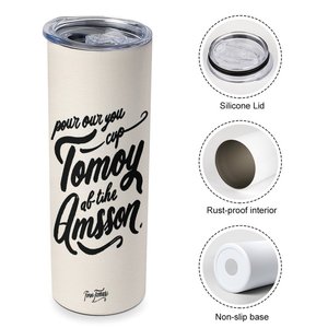 Vaso Térmico Recto de Acero Inoxidable de 20oz con Aislamiento Grueso, Personalizable con Logotipo, Venta al por Mayor - Product Image 3