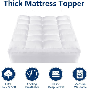 Prix de gros conçu avec un surmatelas en plumes de canard de haute qualité - Product Image 3