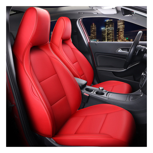 <span class=keywords><strong>Housse</strong></span> de siège de <span class=keywords><strong>voiture</strong></span> en <span class=keywords><strong>cuir</strong></span> de luxe sur mesure, entièrement couvrante à 360°, pour 5 sièges Mercedes-Benz CLA/CLA200/CLA250/GLA/GLA200 - Toutes saisons 1 - Product Image 1