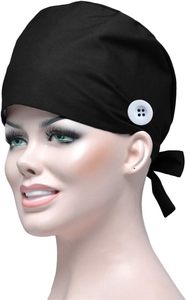 Topi bekerja yang dapat disesuaikan dengan pita keringat cocok untuk topi scrub pria dan wanita hadiah untuk rekan, teman, tetangga, keluarga, dll.