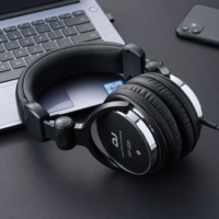 Casque de studio professionnel supra-auriculaire 50 mm, interface 3,5 mm, prise détachable 6,35 mm, prêt à être expédié.
