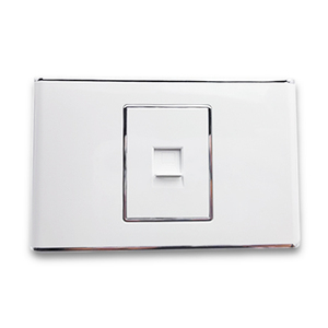 米国標準シングルコンセント電気ソケットユニバーサルタイプPCプレート<span class=keywords><strong>RJ45</strong></span> LAN TEL 118 * 72mmウォールプラグ & ソケット - Product Image 4